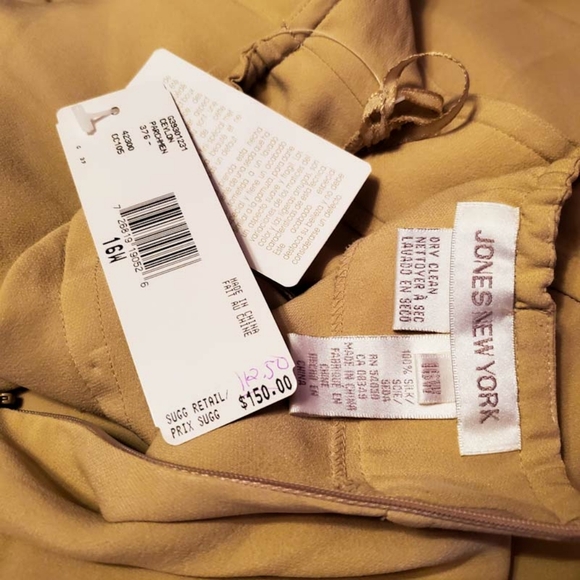 Jones New York 100% Silk Long Skirt - Picture 4 of 4